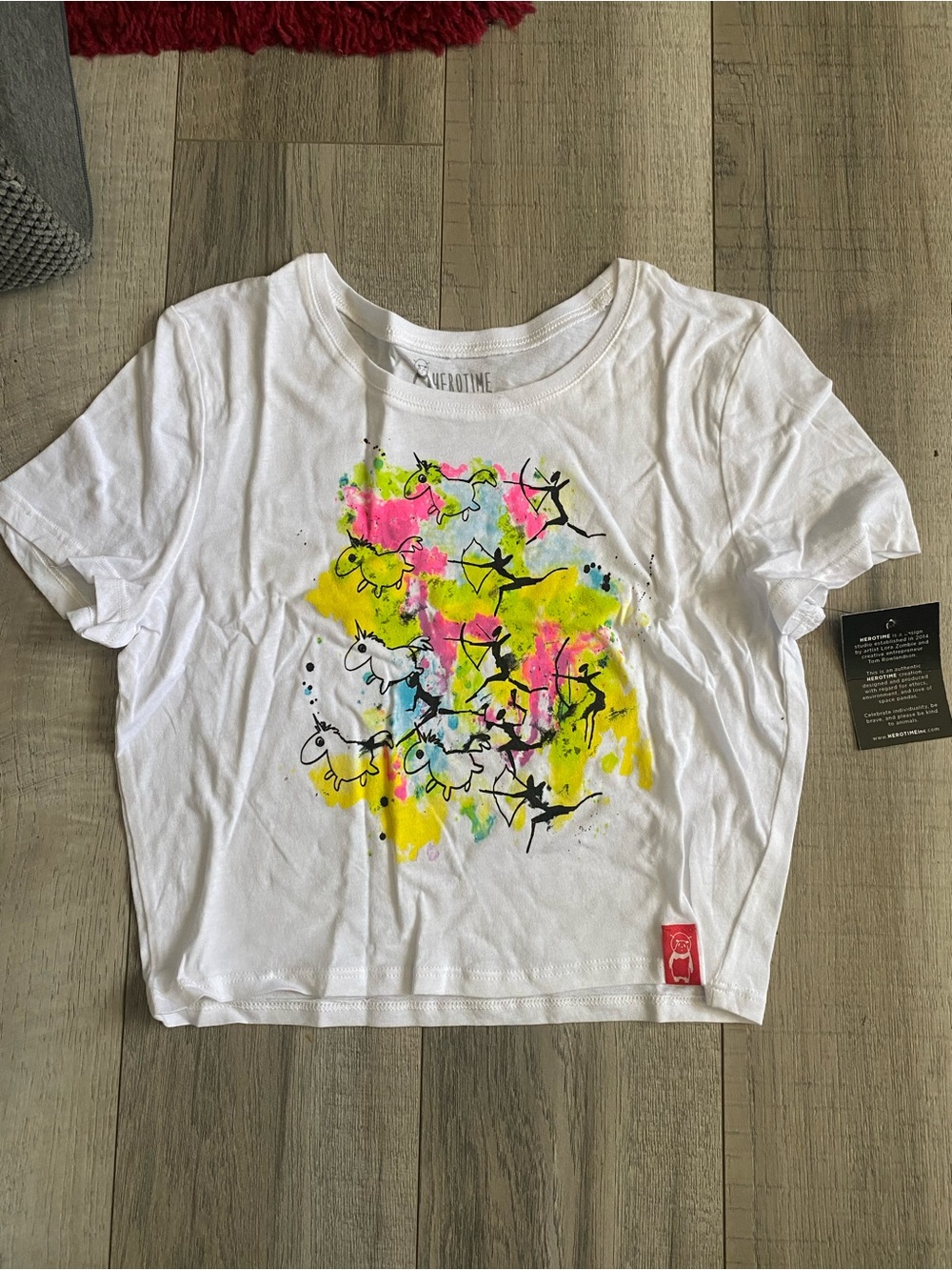 RARE HEROTIME x Lora Zombie Crop Top NEW!